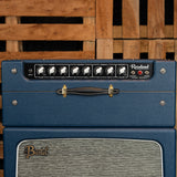 Bartel Roseland 45-Watt 2x12 Half-Stack Guitar Amplifier with Footswitchable Boost, Blue Tolex - CHUCKSCLUSIVE 65th Anniversary Edition