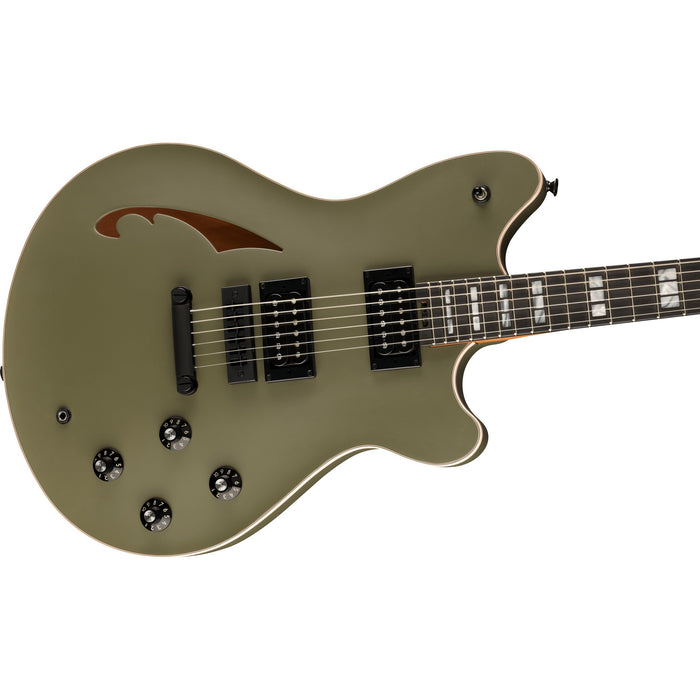 EVH SA-126 Special Semi-Hollow Electric Guitar - Matte Army Drab