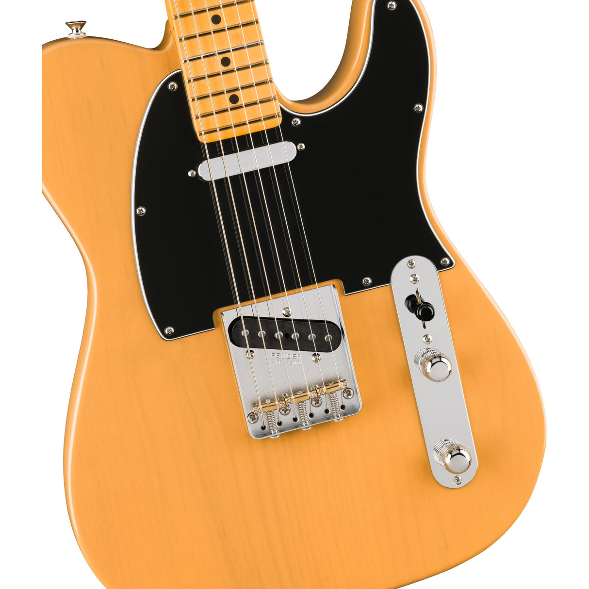 Fender American Professional Classic Telecaster Electric Guitar, Maple Fingerboard - Butterscotch Blonde