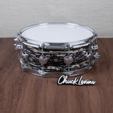 DW 5.5 x 14-Inch Collector's 333 Maple Snare Drum - Black Oyster Glass