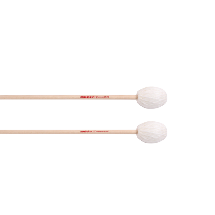 Malletech LS15 Leigh H. Stevens Marimba Mallets (Pair) - Medium Soft to Hard