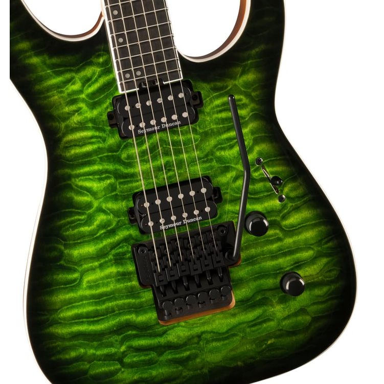 Jackson Pro Plus Series Dinky DKAQ, Ebony Fingerboard - Emerald