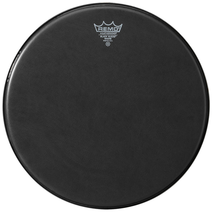 Remo 13" Ambassador Black Suede Snare Side Drum Head - New,13 Inch