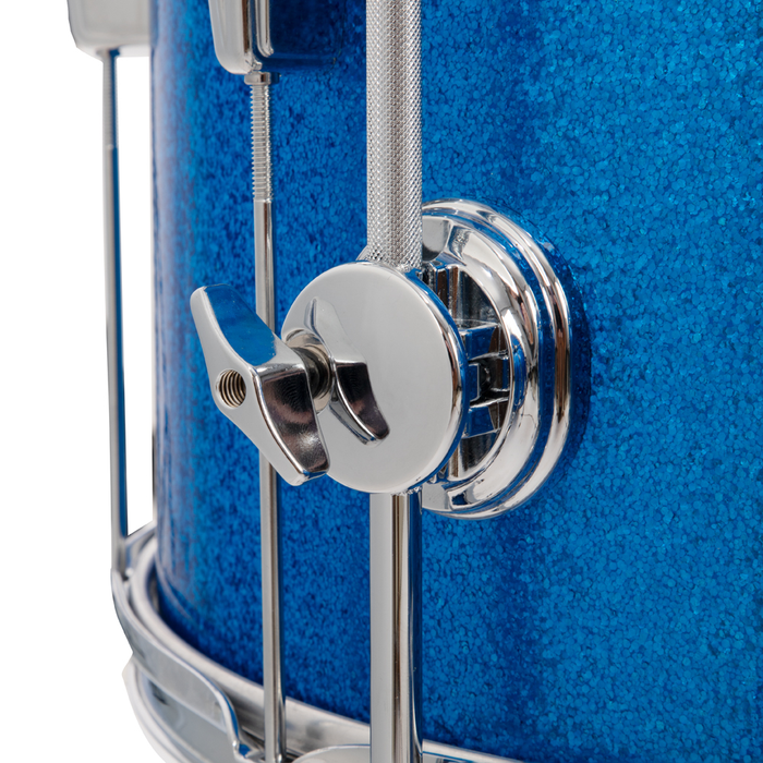 C&C Drums Player Date II Big Band 3-Piece Shell Pack - Blue Sparkle Wrap