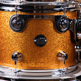 DW Performance Series 4-Piece Shell Pack with 22-Inch Kick - Gold Sparkle
