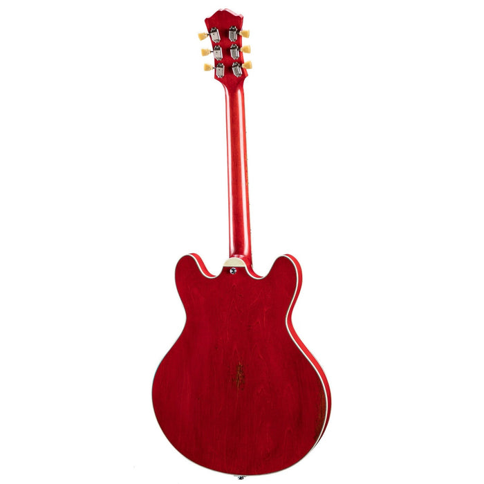 Eastman T64/V Semi-Hollow Electric Guitar - Antique Red