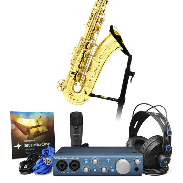 Schagerl T-66 Tenor Saxophone and PreSonus Recording Bundle