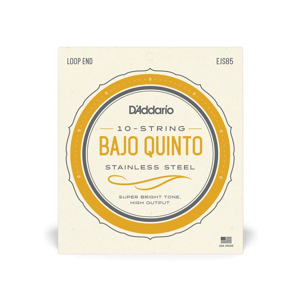 D'Addario EJS85 10 Set Bajo Quinto Strings