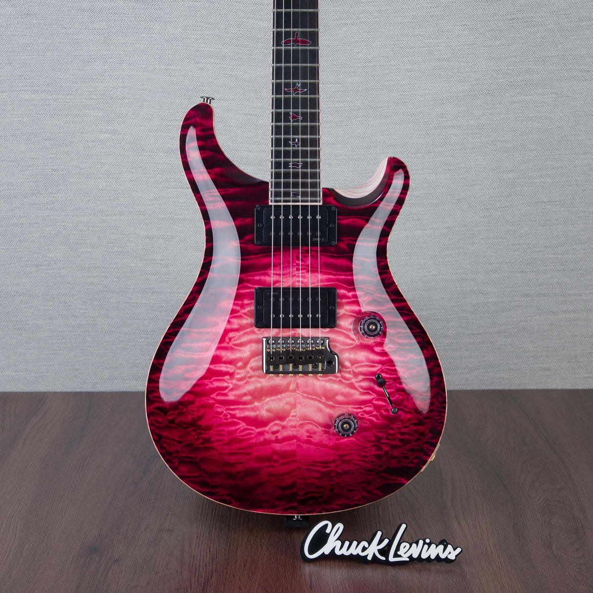PRS Private Stock Custom 24 Electric Guitar - Red Blood Glow - #0411375