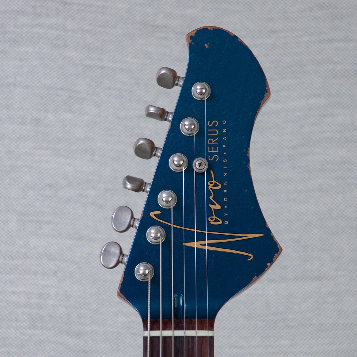 Novo Guitars Serus J Electric Guitar - FOF Lake Como Blue over 64 3-Tone Burst - #26097