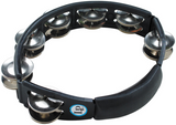 LP LP150 Cyclops Jingle Tambourine, Steel/Black/Hand Held