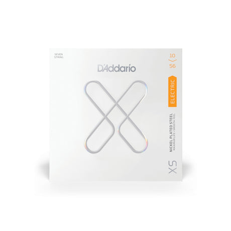 D'Addario XSE1056 10-56 Regular Light 7-String Coated Electric Guitar Strings