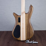 Spector Euro 4 LT Solid Korina Wings Electric Bass Guitar - Natural Satin - CHUCKSCLUSIVE - #NB23504