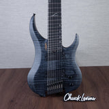 Legator Ghost Super Shred Multiscale 8-String Electric Guitar - Satin Black Flame - #IM25060226