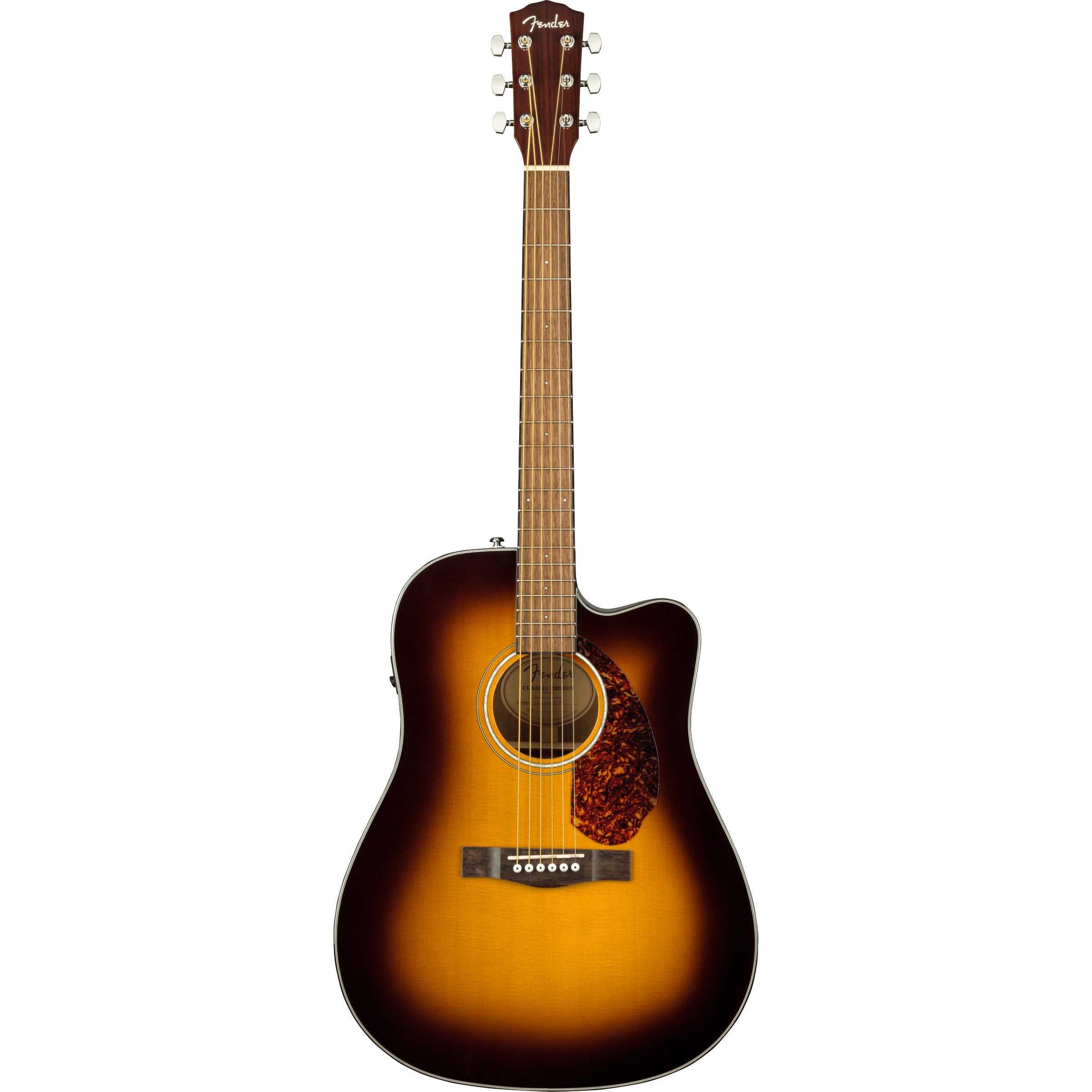 Fender CD-140SCE Dreadnought Acoustic Electric Guitar, Walnut