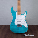 Suhr Standard Plus Electric Guitar, Roasted Maple Fingerboard - Bahama Blue - #88412