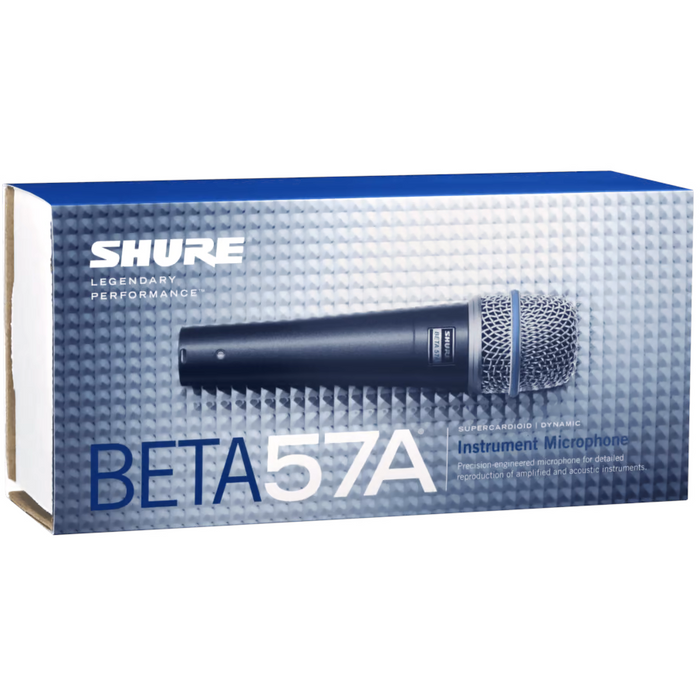 Shure BETA 57A Supercardioid Dynamic Microphone - New