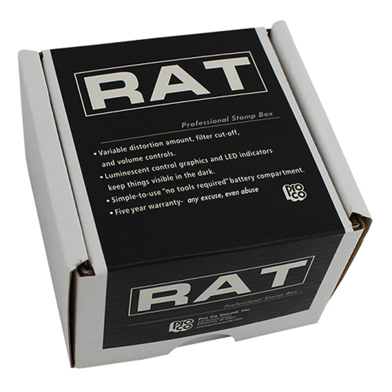 Pro Co Rat 2 Distortion Effects Pedal - Mint, Open Box