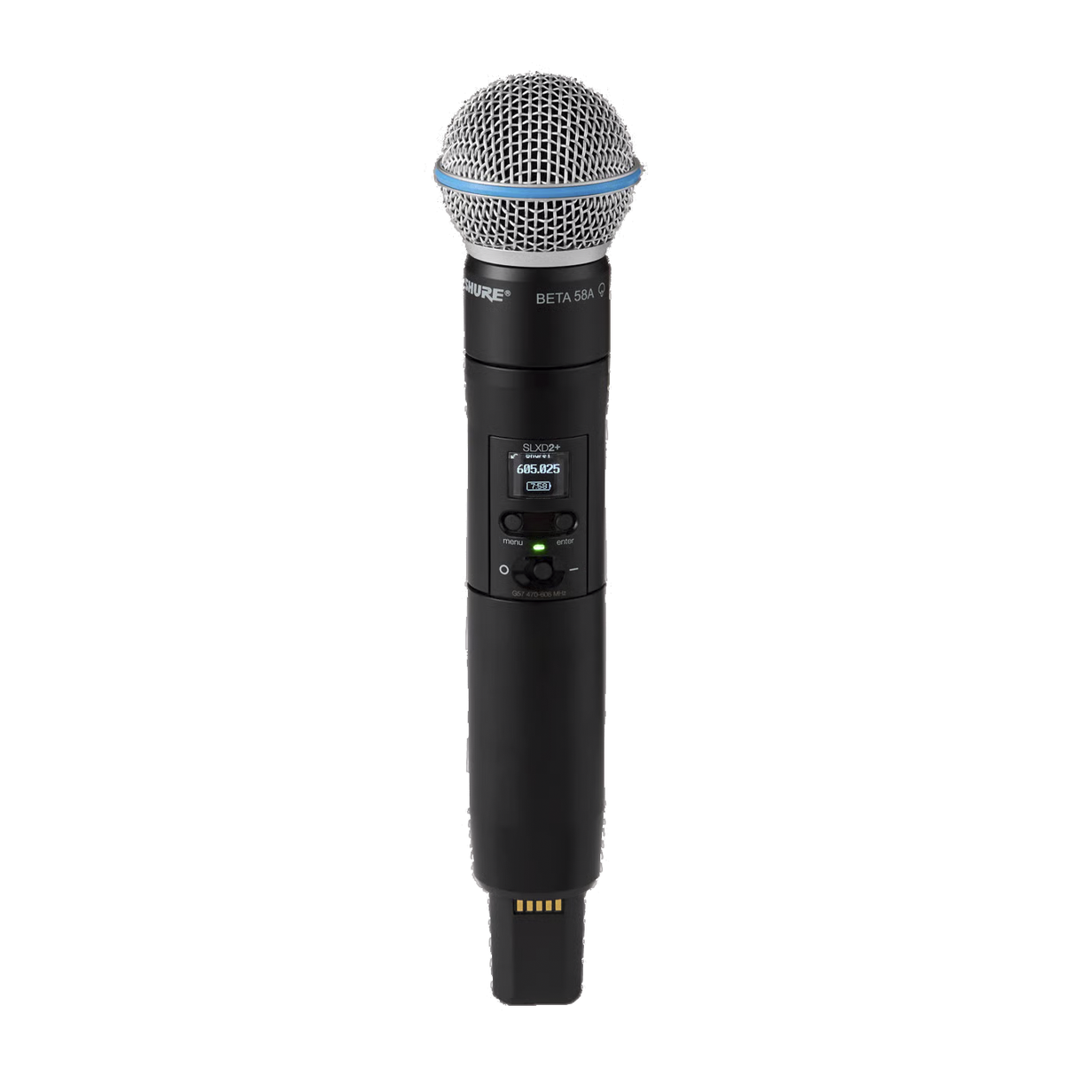 Shure SLXD2+/B58 Wireless Handheld Transmitter with Beta 58A Microphone
