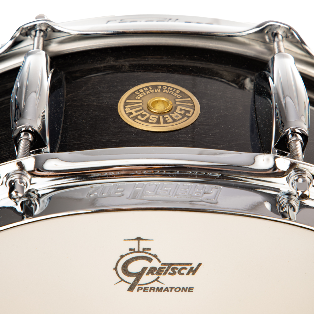 Gretsch Broadkaster 5x14 Snare Drum - Ebony Gloss