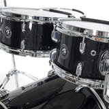 GEWA G5 Pro BS5 Complete 5-Piece Electronic Drum Set - Black Sparkle Shell