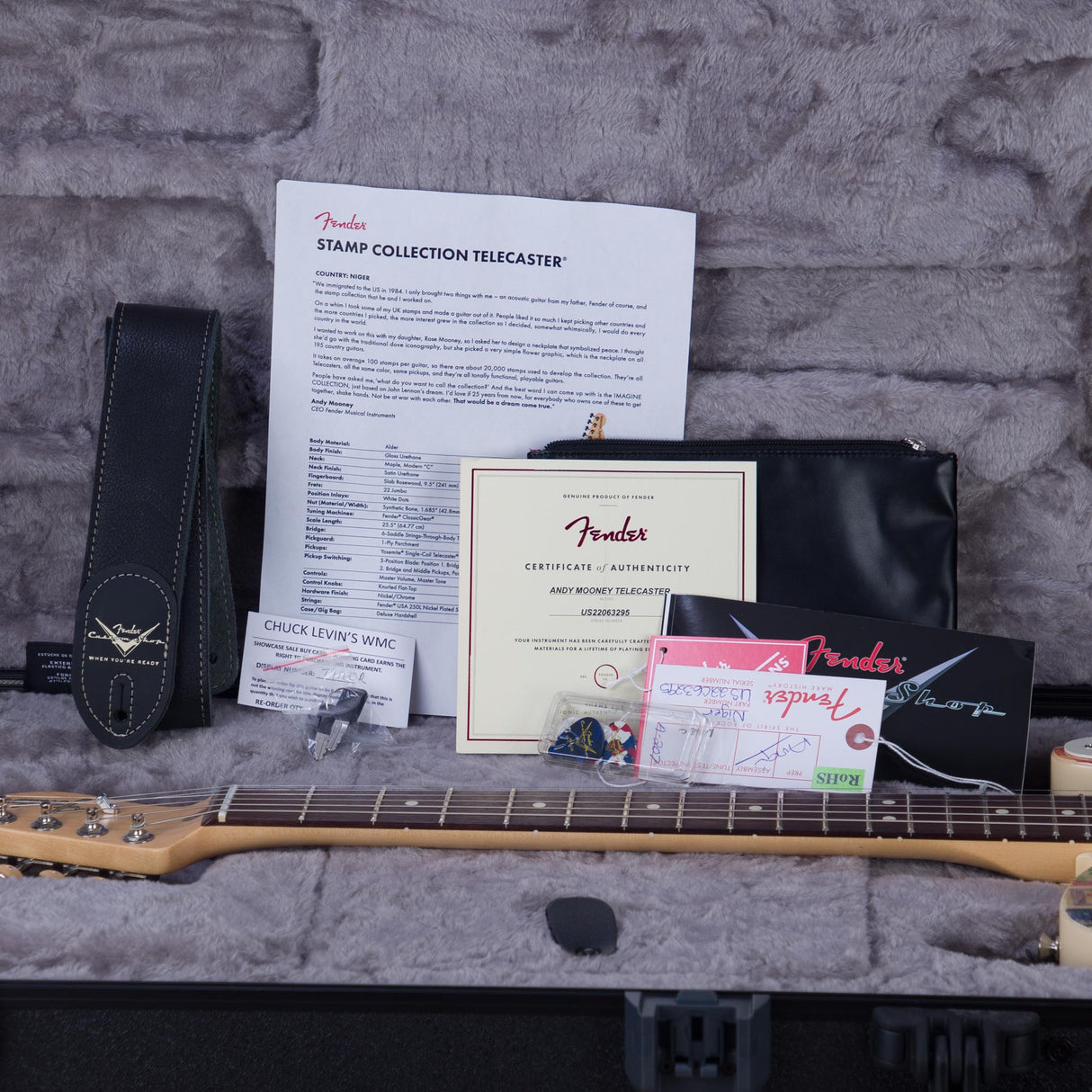 Fender Custom Shop World Stamp Collection Telecaster Electric Guitar - Niger