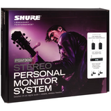 Shure PSM300 P3TR112TW Twinpack Wireless In-Ear Monitor System, H20 Band - Open Box, Mint