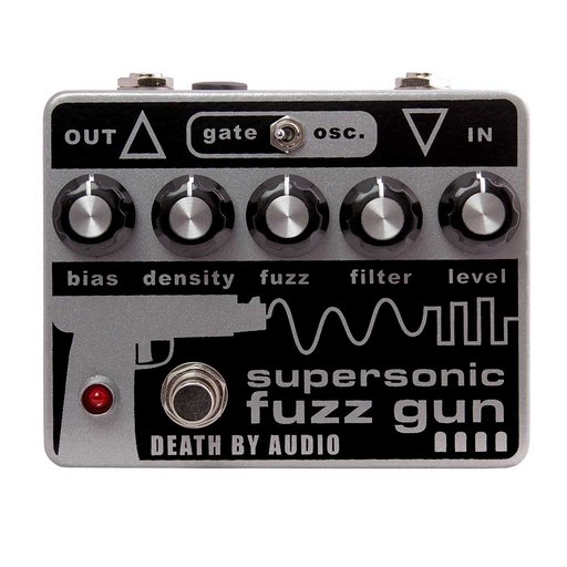 Death By Audio Supersonic Fuzz Gun Guitar Pedal - Open Box, Demo, Mint