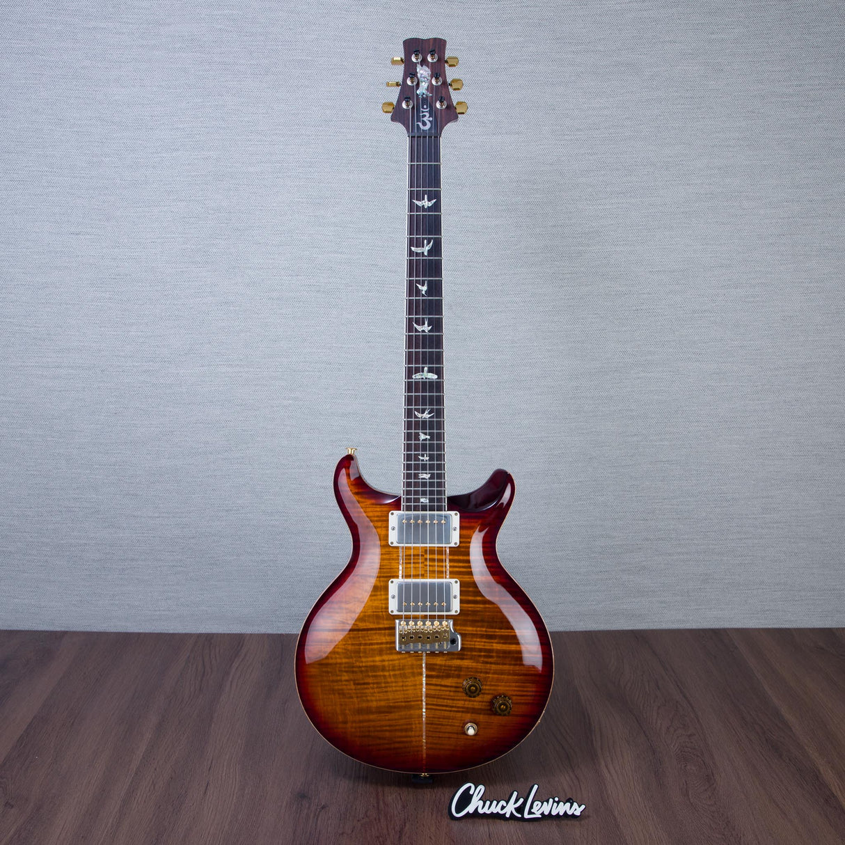 PRS Santana Retro 10-Top Electric Guitar - Dark Cherry Sunburst - #0405269