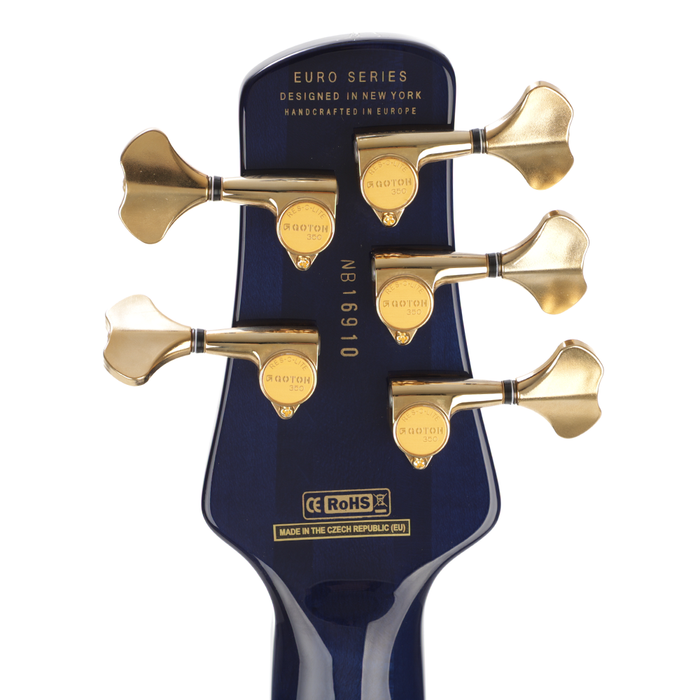Spector Euro5 LT 5-String Bass Guitar - Blue Fade Gloss - New