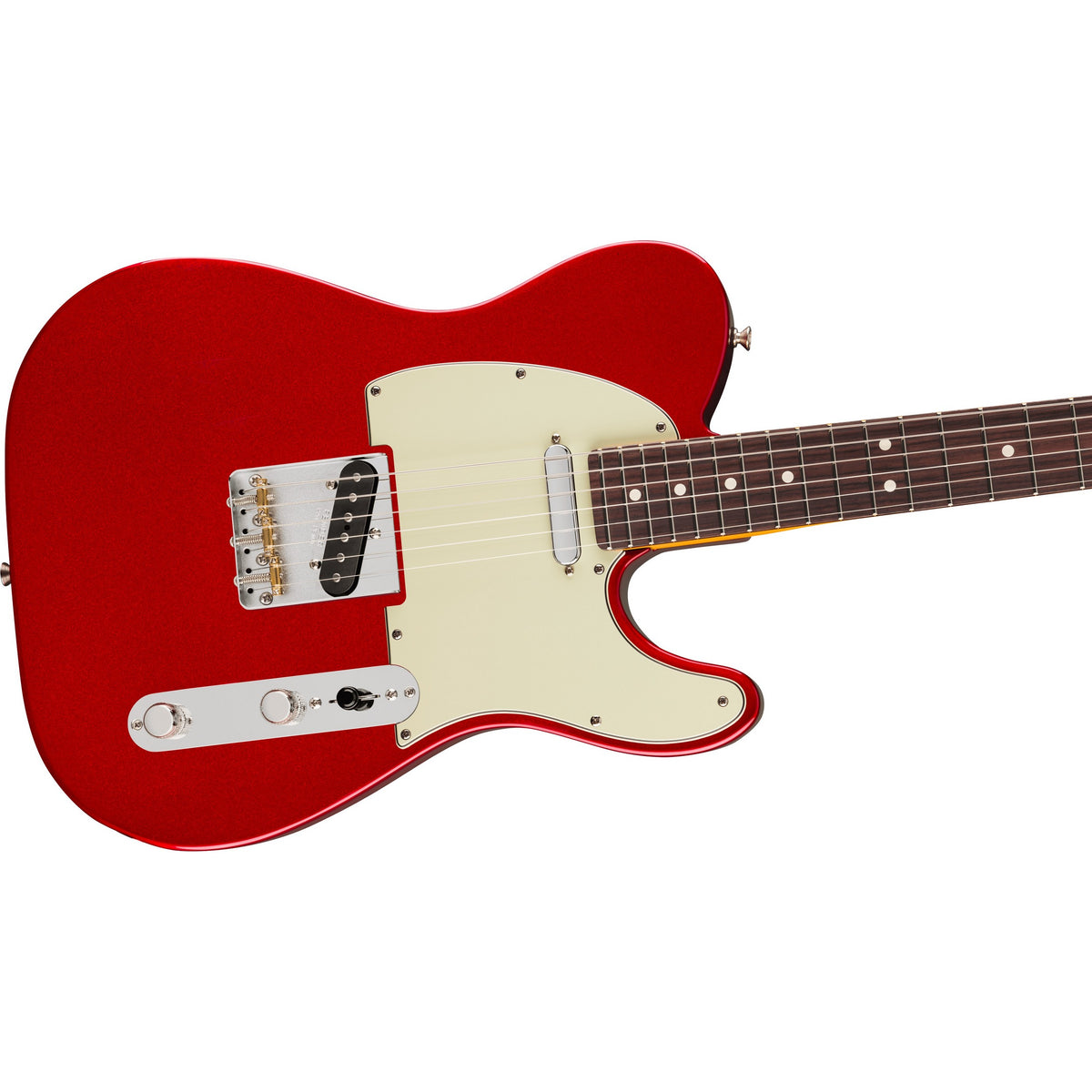 Fender Limited Edition American Professional Classic Silent System Telecaster Electric Guitar, Rosewood Fingerboard - Candy Apple Red