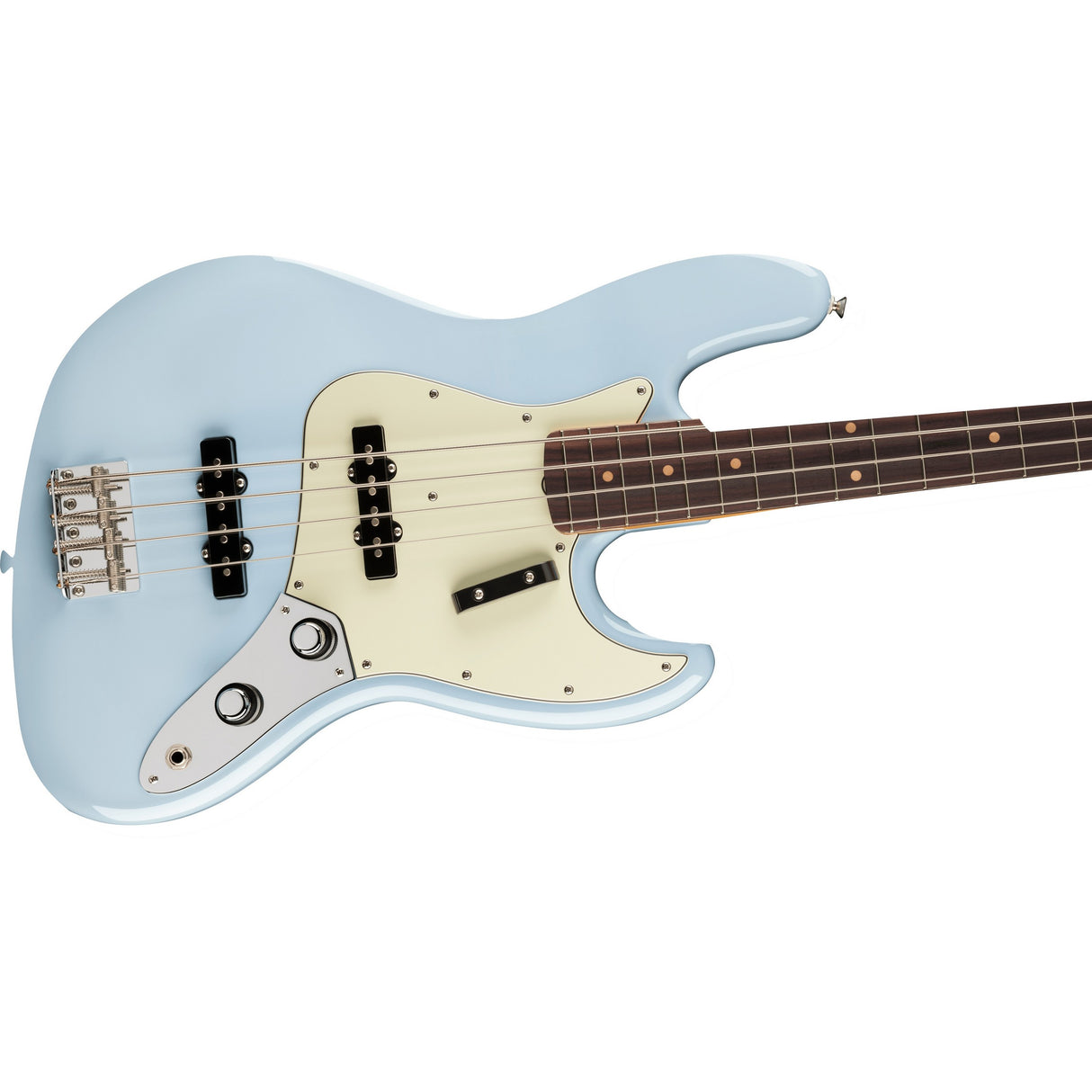Fender Vintera III Early '60s Jazz Electric Bass Guitar, Rosewood Fingerboard - Sonic Blue