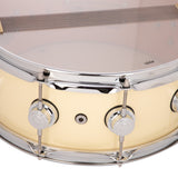 DW Collector's Pure Maple 6.5x14-Inch SSC Snare Drum - Solid Double Cream Lacquer
