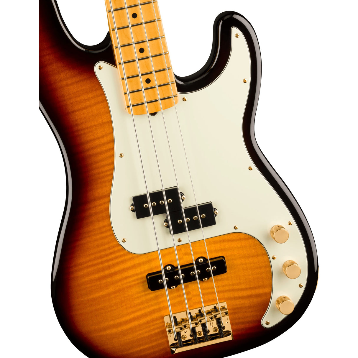 Fender 75th Anniversary Amderican Professional II PJ Electric Bass Guitar - 2-Color Sunburst