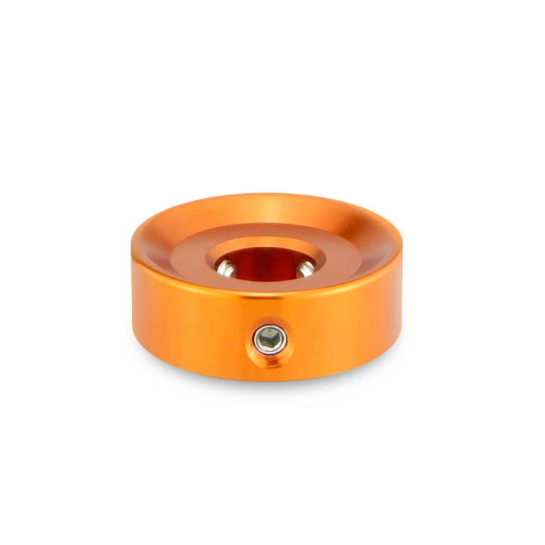 Barefoot Buttons V1 Standard Footswitch Button, Orange - For Common 3PDT Switches