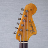Fender Custom Shop Time Machine Series 1962 Bass VI Super Heavy Relic Electric Bass Guitar - Aged Dirty Shell Pink - #CZ590972