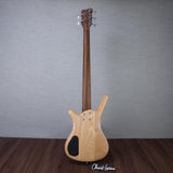 Warwick Pro Series Corvette 5-String Electric Bass Guitar - Natural Transparent Satin - #GPS A 010893-23