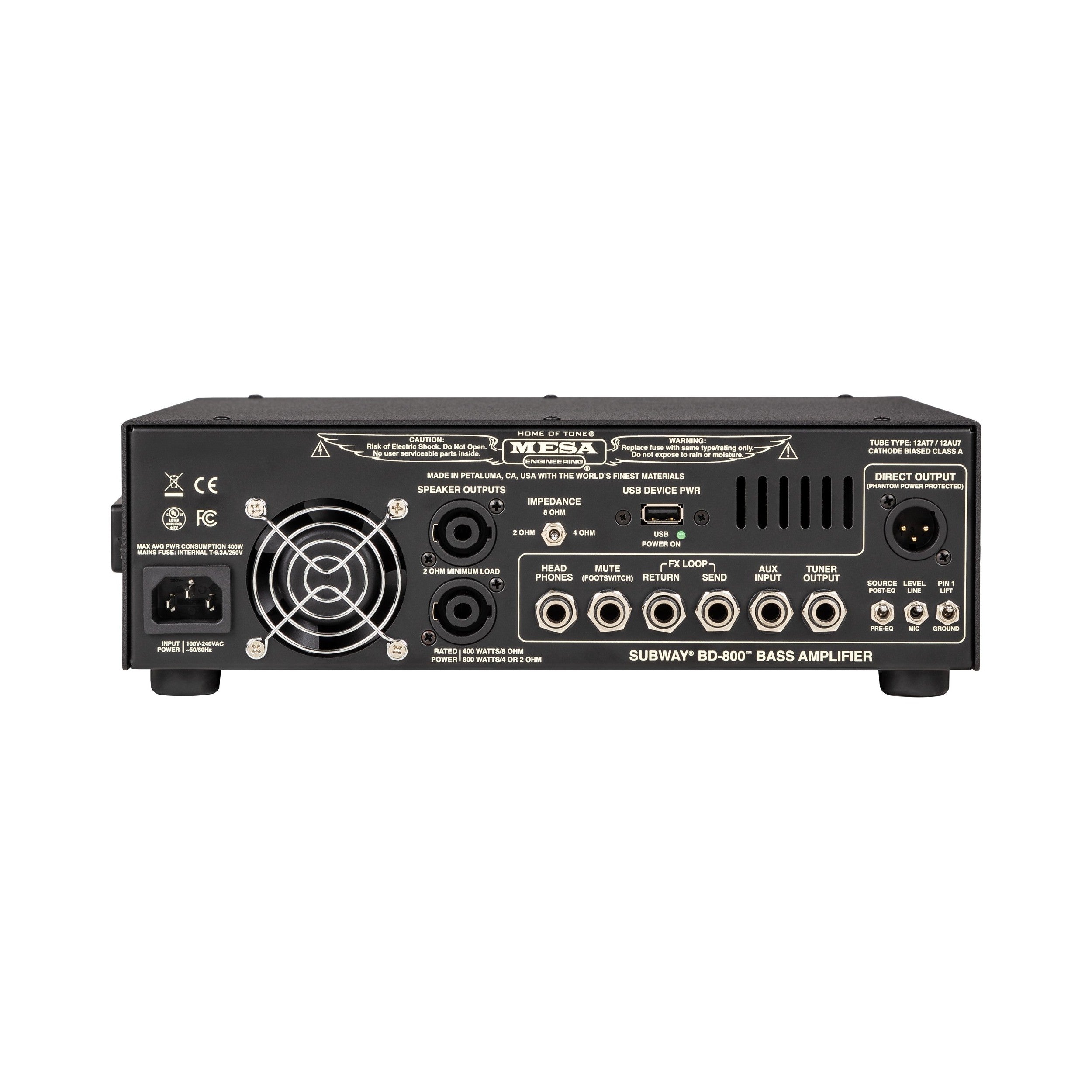 Mesa/Boogie B-800D Electric Bass Guitar Amplifier Head – Chuck