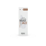 D'Addario ORRS05TSX3S Organic Select 5-Pack Jazz Alto Saxophone Reeds - 3 Soft