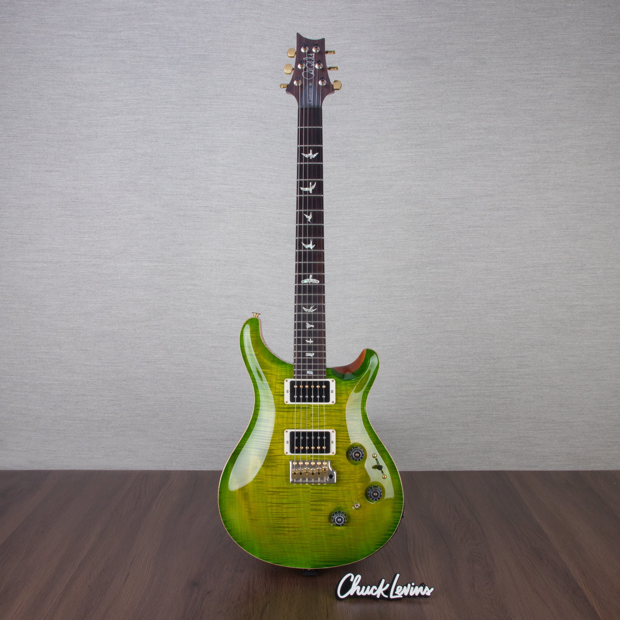 PRS Custom 24 Piezo 10 Top Electric Guitar - Eriza Verde