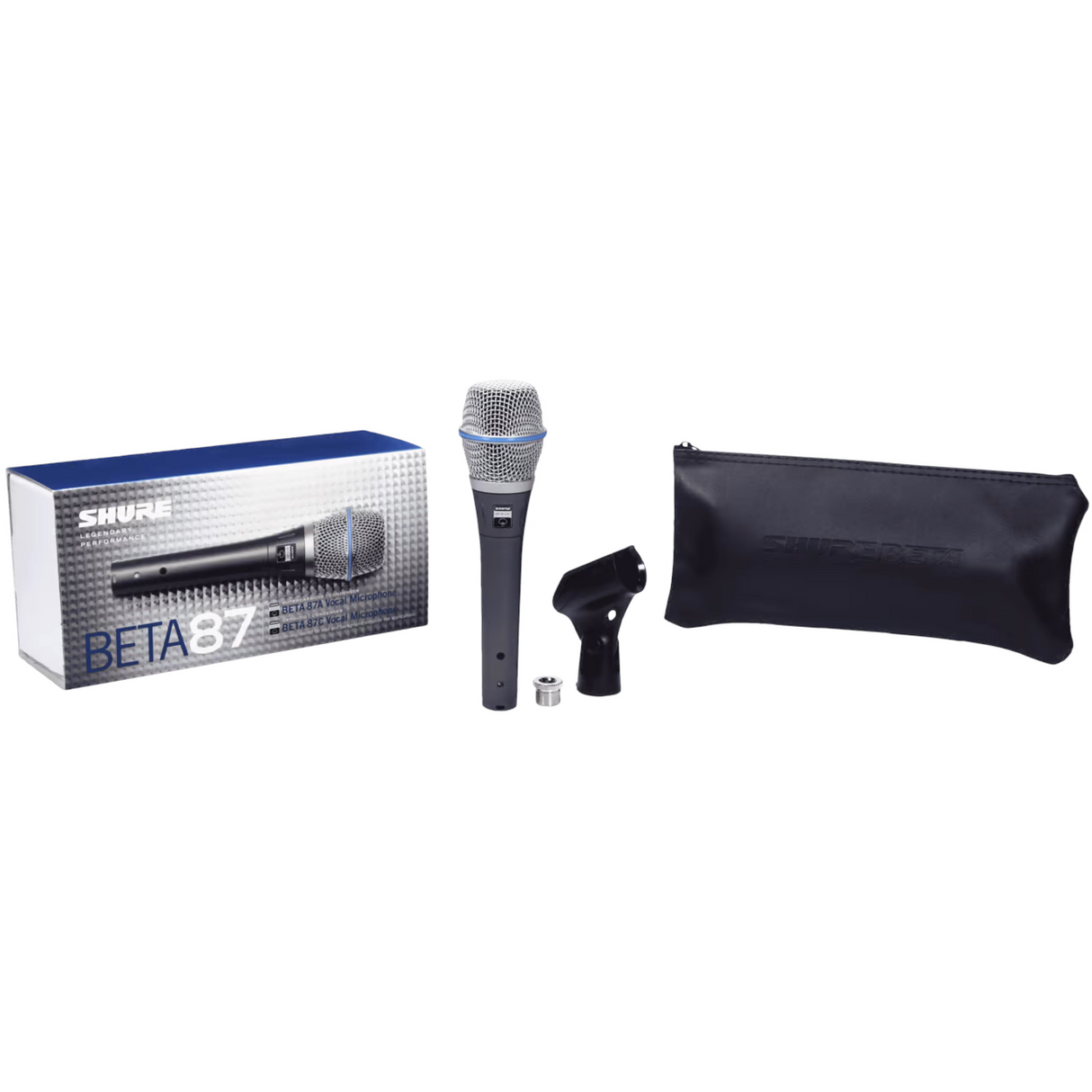 Shure BETA 87A Supercardioid Condenser Vocal Microphone - Open Box, Mint