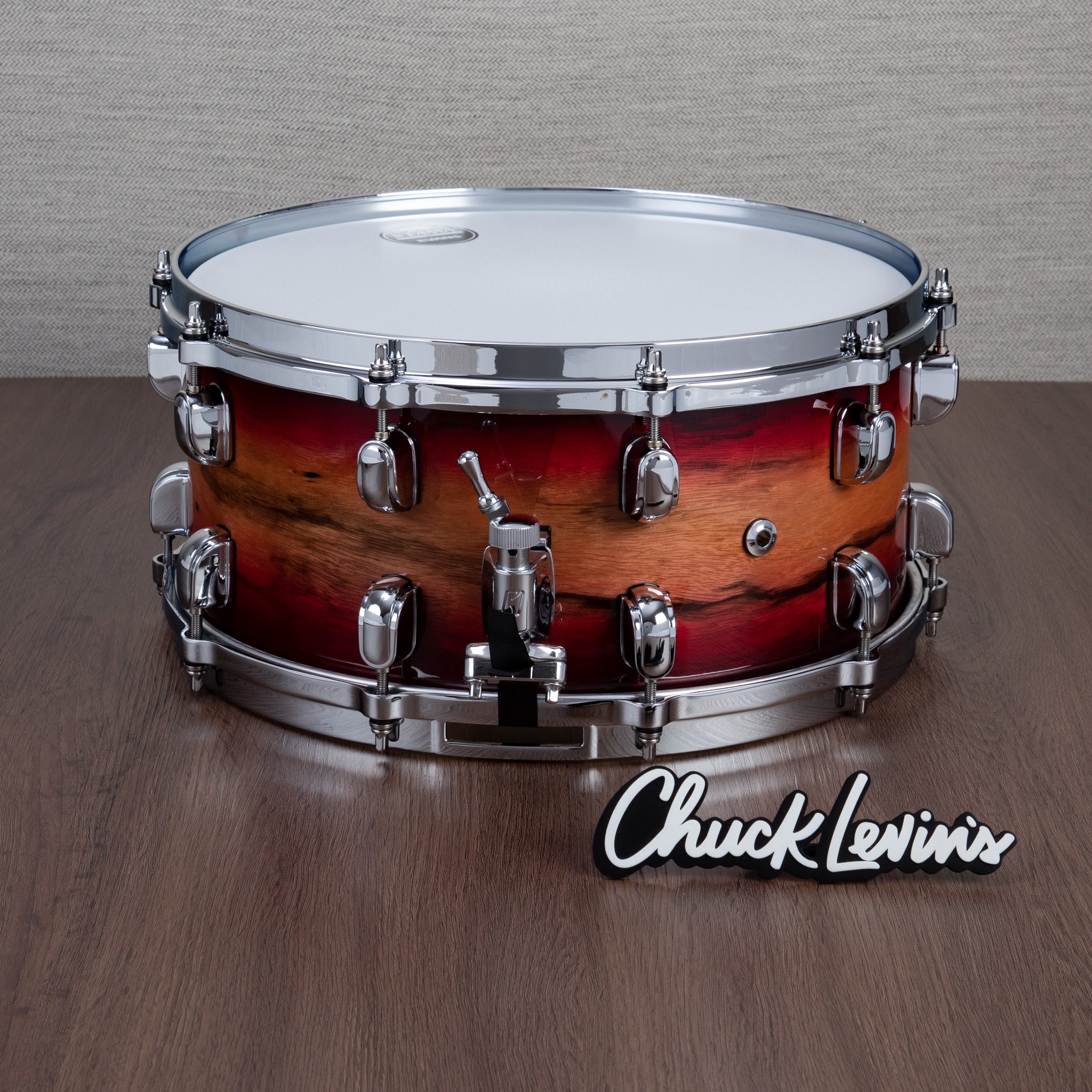 Tama Starclassic Maple 14x6.5-Inch Snare Drum - Ruby Pacific