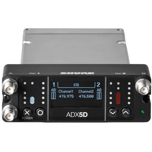 Shure ADX5D=-A Axient 2-Channel Portable Wireless Receiver