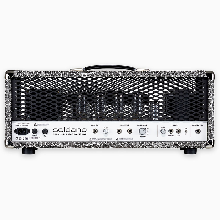 Soldano SLO-100 Custom 100 Watt Tube Amplifer Head - Snake Skin Tolex