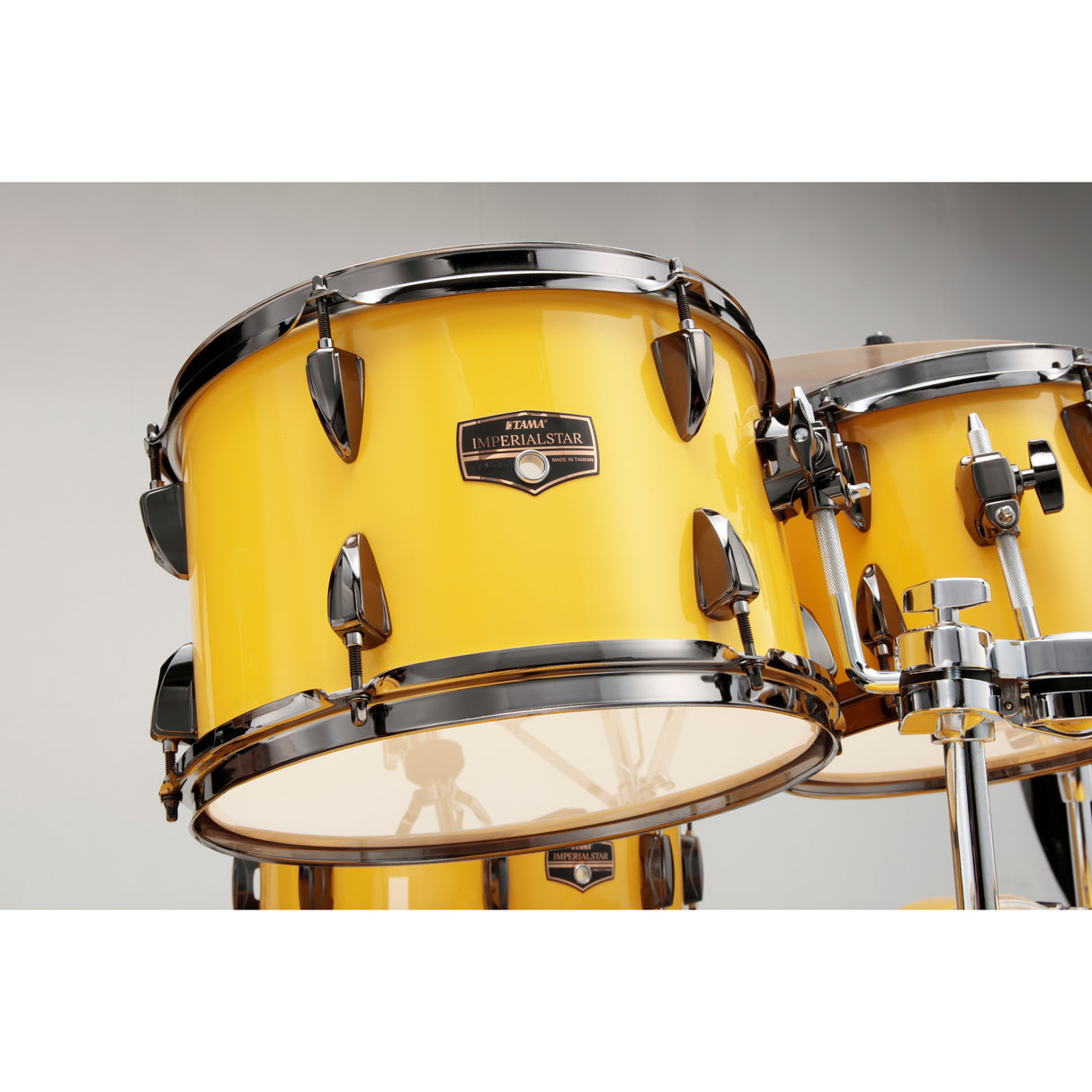 Tama Imperialstar 7-Piece Drum Kit with Double 22-Inch Kick Drums - Electric Yellow