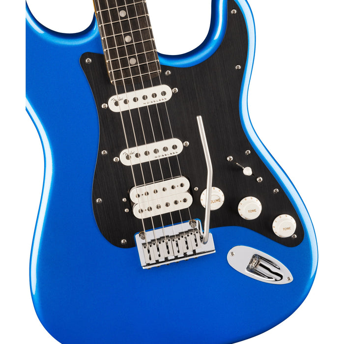 Fender American Ultra II Stratocaster HSS Electric Guitar, Ebony Fingerboard - Noble Blue