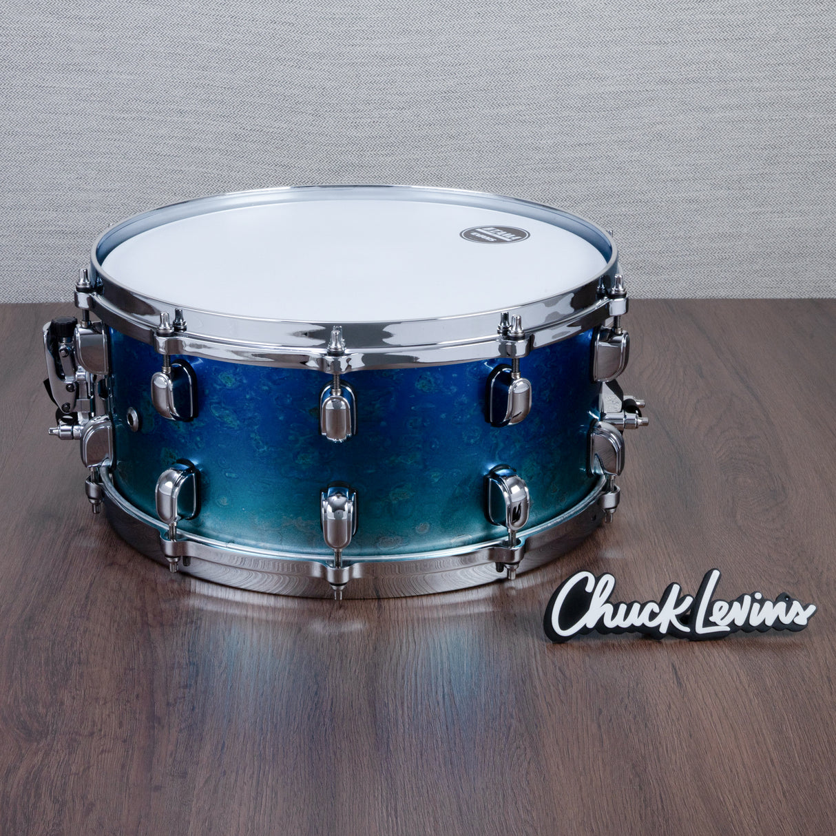 Tama 6.5 x 14-Inch Starclassic Walnut/Birch Snare Drum - Molten Blue Ice Fade