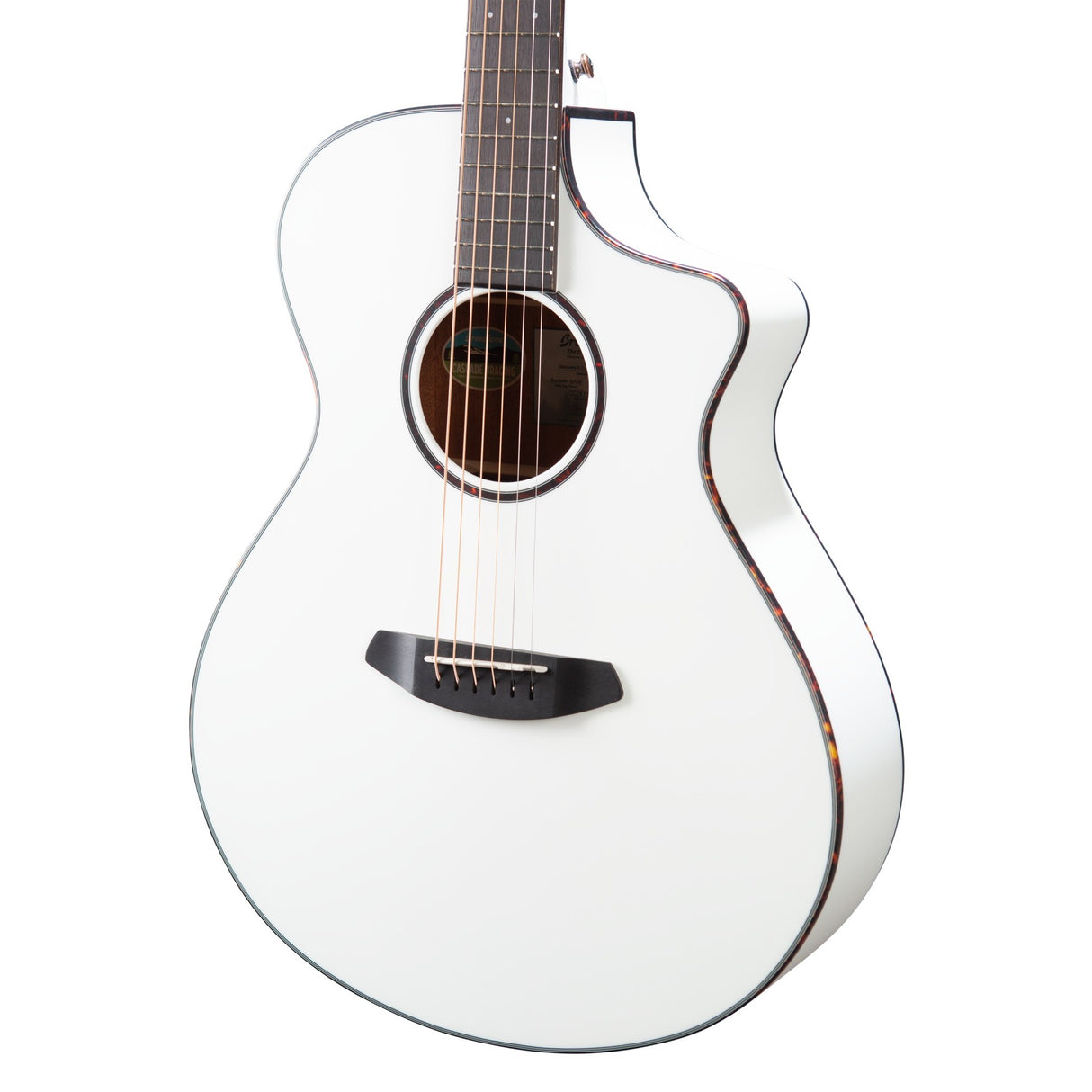 Breedlove Discovery S Concert Acoustic Electric Guitar - Satin White
