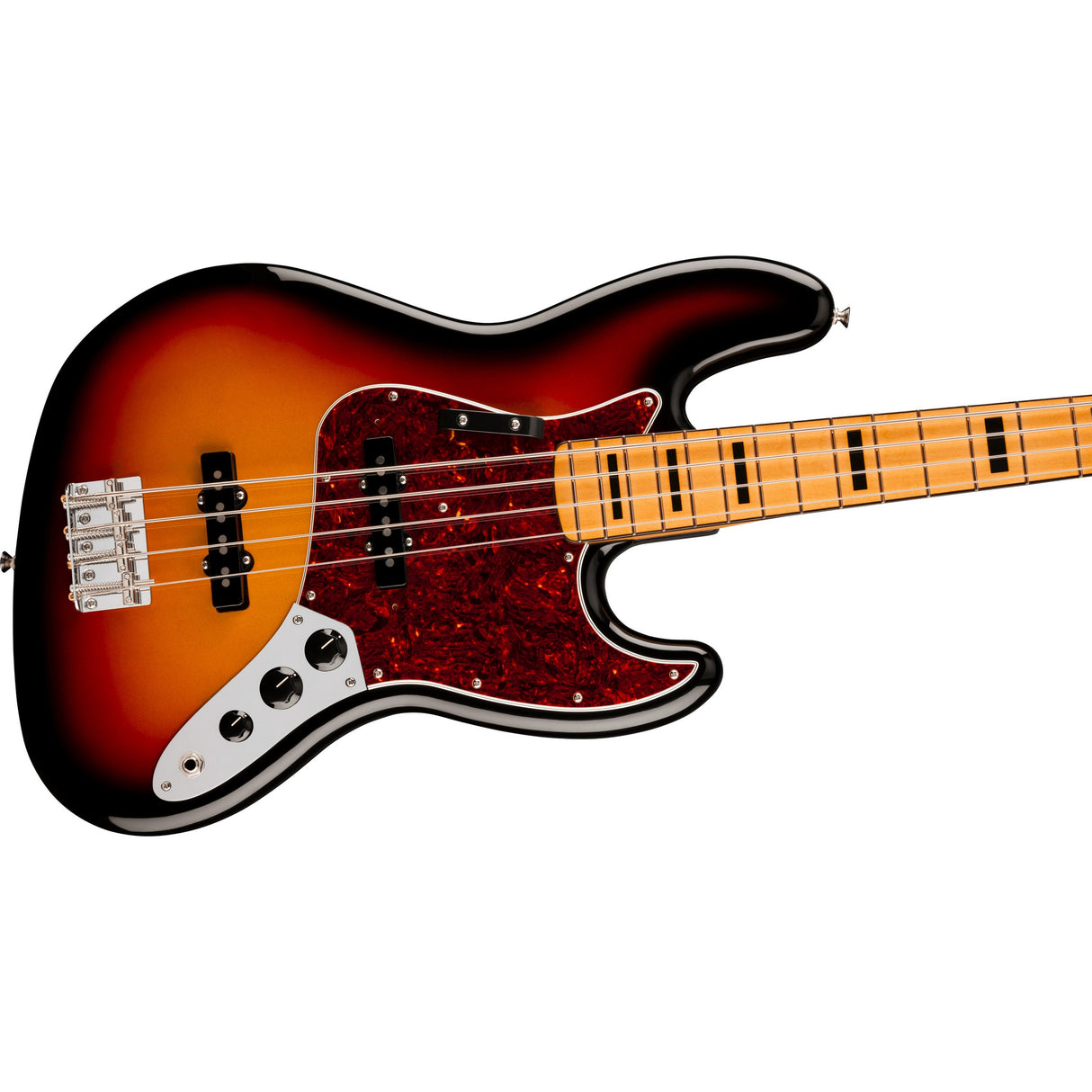 Fender Vintera III Early '70s Jazz Electric Bass Guitar, Maple Fingerboard - 3-Color Sunburst