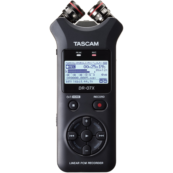 Tascam DR-07X Stereo Handheld Audio Recorder & USB Interface